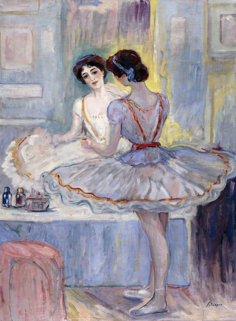 Miss Zambelli nel suo camerino, 1912